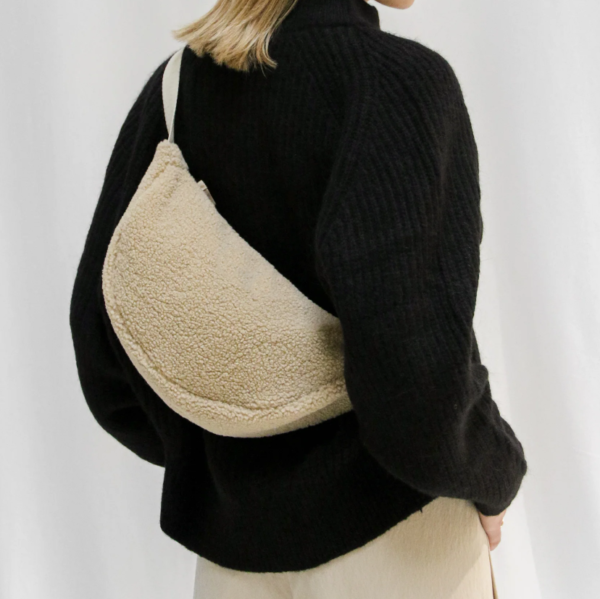 New Teddy Sherpa Messenger Bags Sport Fanny Waist Pouch Pack Crossbody Chest Bag - 画像 6