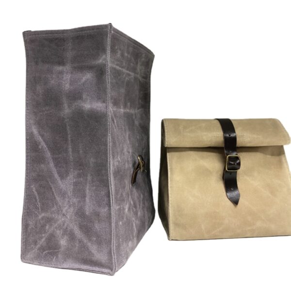 Custom Waterproof Eco Friendly Cotton Canvas Kids Lunch Bags Reusable Cotton Bag - صورة 2