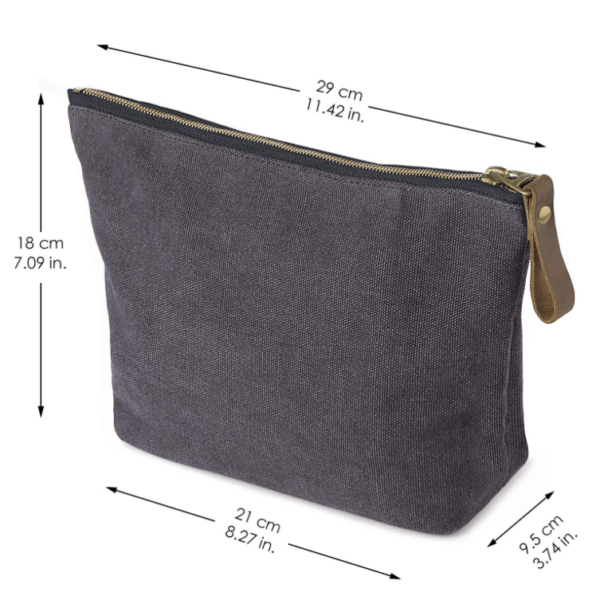 Recyclable Cotton Gift Bag Design Travel Accessories Cosmetic Pouch - Bild 4