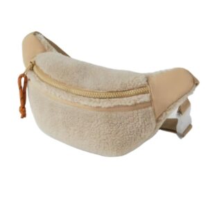 Large Teddy Fanny Pack Slim Waist Bag Sports Hip Pouch for Woman Man