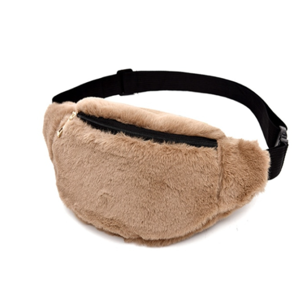 Large Teddy Fanny Pack Slim Waist Bag Sports Hip Pouch for Woman Man - Image 5