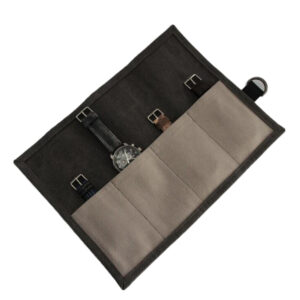 Waterproof Waxed Canvas Watch Roll Travel Watch Roll Travel Watch Pouch