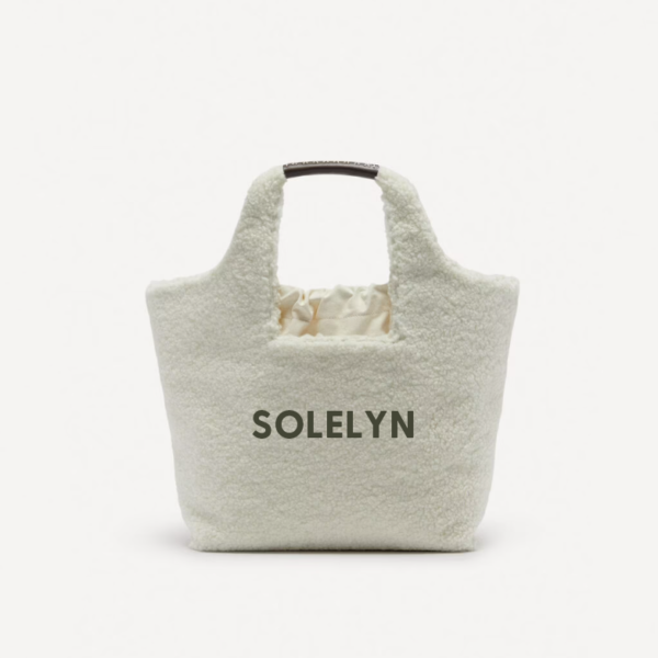 Woman New Design High Street Teddy Tote Shoulder Bag Soft Sherpa Padded Shoulder Tote Bag - Bild 3