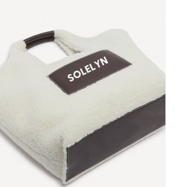 Woman New Design High Street Teddy Tote Shoulder Bag Soft Sherpa Padded Shoulder Tote Bag - Bild 4