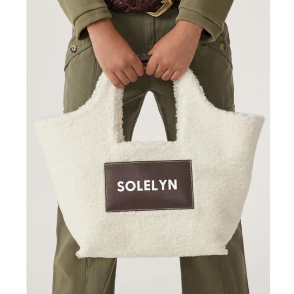 Woman New Design High Street Teddy Tote Shoulder Bag Soft Sherpa Padded Shoulder Tote Bag - Bild 5