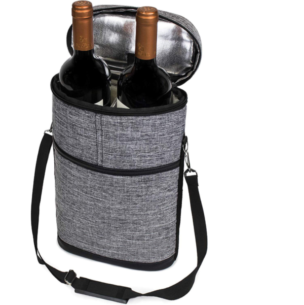 Polyester Wine Cooler Bag champagne Tote Bag Wine Gift Tote Bag - 画像 2