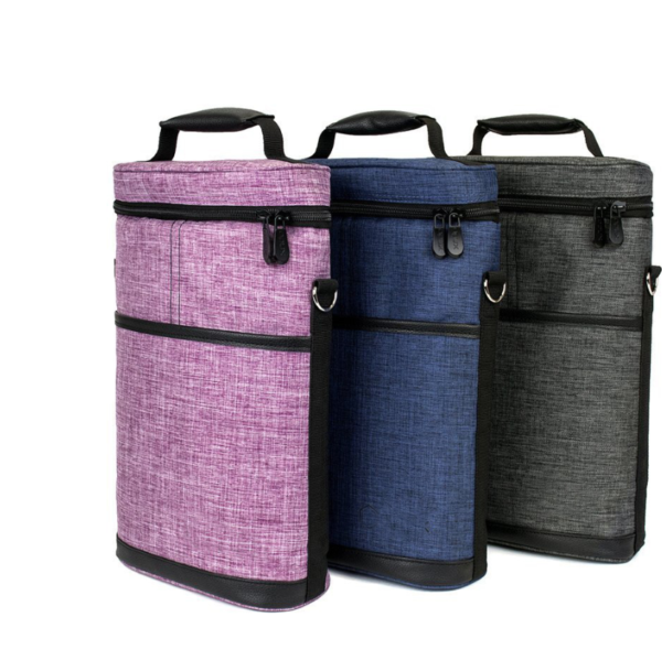 Polyester Wine Cooler Bag champagne Tote Bag Wine Gift Tote Bag - 画像 5