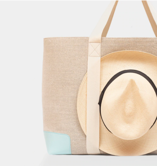 New Fashion Outdoor Hat Tote Bag Fashion Beach Bag Large Canvas Tote Bag with Handle - 画像 4