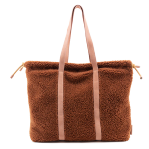 Custom High Quality Luxury Teddy Soft Plush Tote Bag Large Capacity Winter Fleece Tote Bag