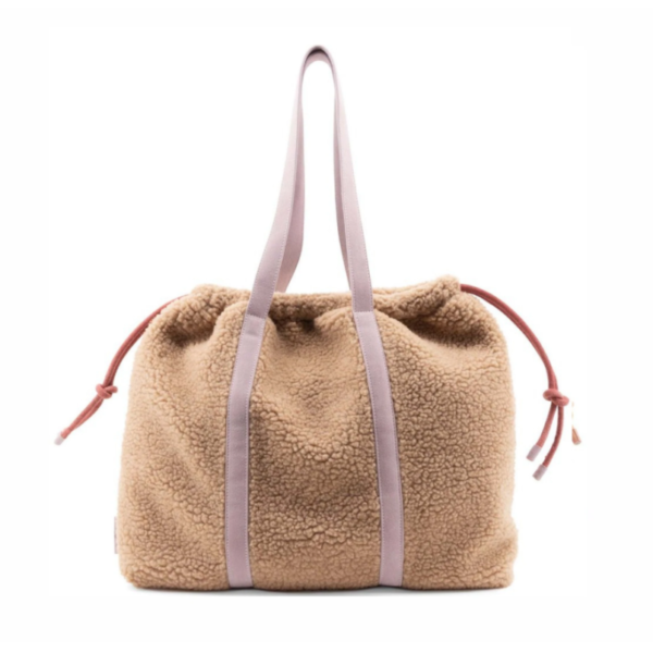 Custom High Quality Luxury Teddy Soft Plush Tote Bag Large Capacity Winter Fleece Tote Bag - Bild 4
