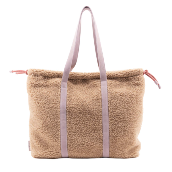 Custom High Quality Luxury Teddy Soft Plush Tote Bag Large Capacity Winter Fleece Tote Bag - Bild 5