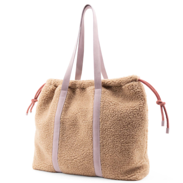 Custom High Quality Luxury Teddy Soft Plush Tote Bag Large Capacity Winter Fleece Tote Bag - Bild 6