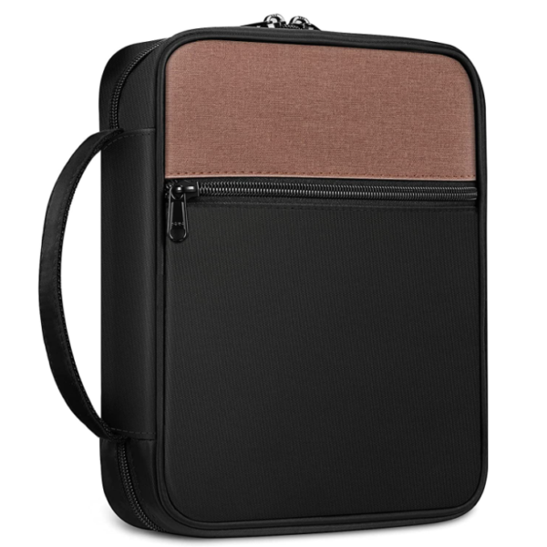 Custom Logo Polyester Faux Bible Case Book Leather Large Size Bible Bag Covers - Image 2
