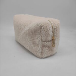 Soft Cute Teddy Cosmetic Bag Boucle Teddy Pen Bag Sherpa Maquillage Bag