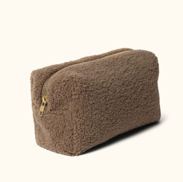 Soft Cute Teddy Cosmetic Bag Boucle Teddy Pen Bag Sherpa Maquillage Bag - Bild 6