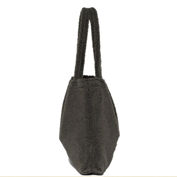 Europe Fashion Winter Women Teddy Mom Bag Cream Fluffy Shopper Tote - Bild 3