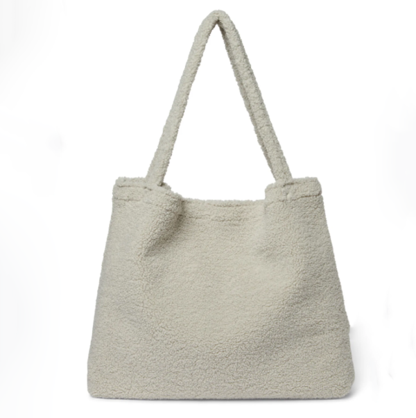 Europe Fashion Winter Women Teddy Mom Bag Cream Fluffy Shopper Tote - Bild 5