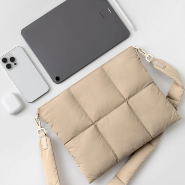 Shoulder Bag Simple Women's Simple Handbag Ladies Puffy Tote Bag - 画像 3