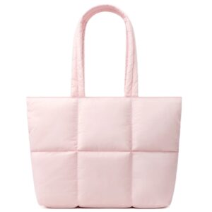 New Arrival Large Capacity Puffer Tote Bag for Women Lightweight Shoulder Bag