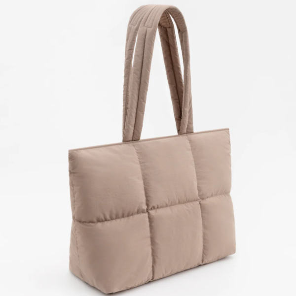 New Arrival Large Capacity Puffer Tote Bag for Women Lightweight Shoulder Bag - Image 6