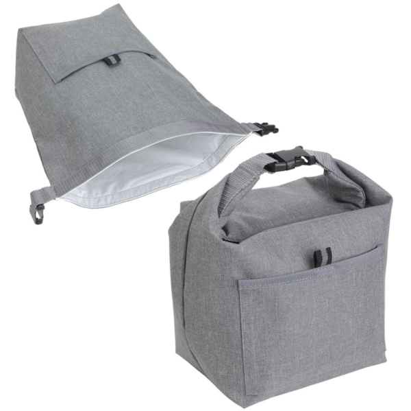 Custom Portable Waterproof Leakproof 300D Insulated Tote Bag Thermal Lunch Cooler Bag for Food Picnic Travel