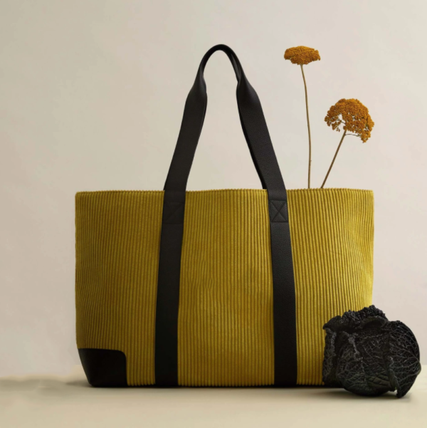 Outdoor Terry Tote Bag Fashion Beach Bag Large Canvas Tote Bag with Straps Can Carry Hat - Image 3