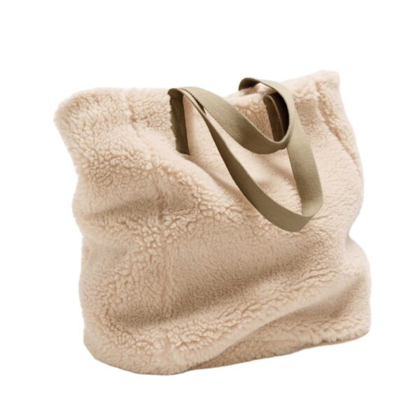 Women Teddy Clutch Bag Teddy Bag Sheep Wool Bag Teddy Purse - Bild 2