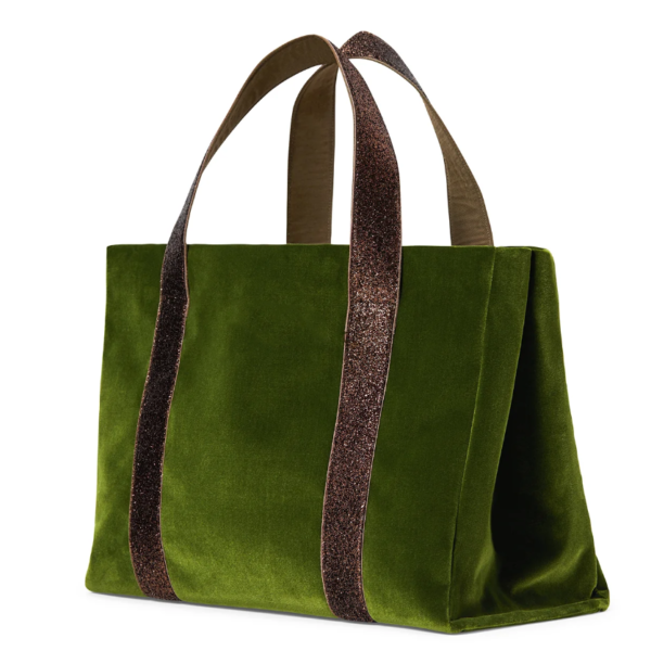 Soft Velvet Beach Tote Bag for Women Summer Travel Essentials Shoulder Bag - Изображение 3
