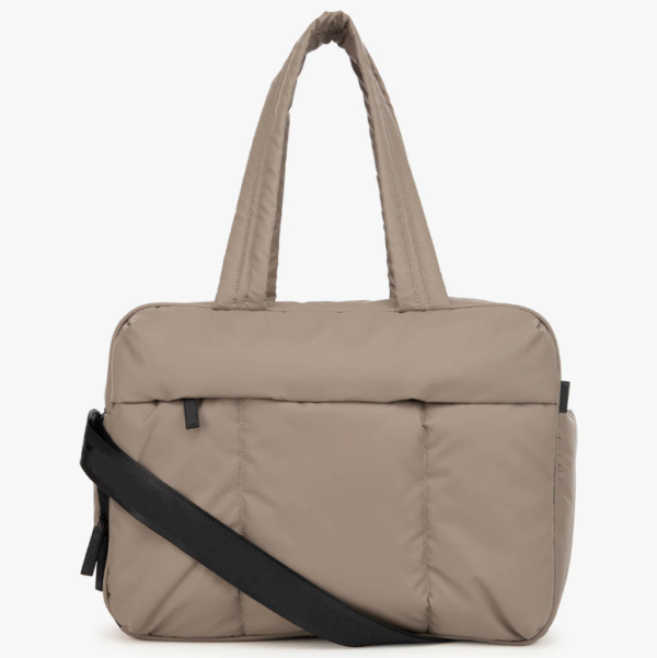 Quilted Foldable Expandable Dry Wet Waterproof Duffel Bag Duffle Yoga Weekend Shoulder Gym Luggage - Imagem 5