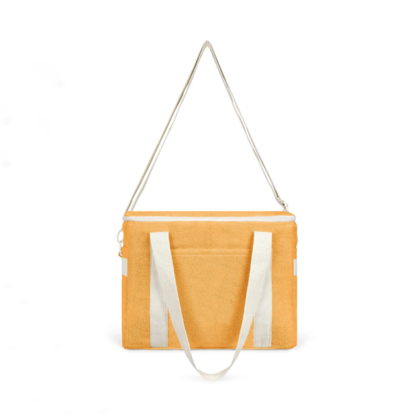 Terry Cloth  Insulated Lunch Bag Hot Cold Food Groceries Zipper Tote Bag - Image 5