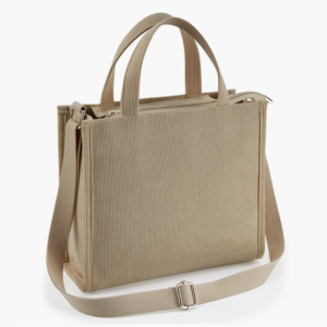 Tote Bag Women Corduroy Bag With Zipper Fashion Small Corduroy Tote Handbag