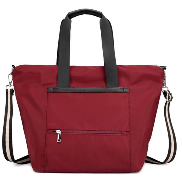 Woman Nylon Shopping Bag Top Handle Satchel Handbags Shoulder Bag - Imagem 2