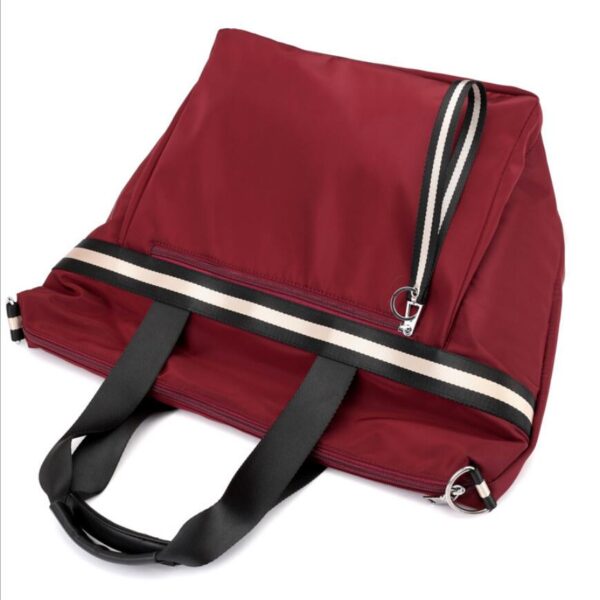 Woman Nylon Shopping Bag Top Handle Satchel Handbags Shoulder Bag - Imagem 3