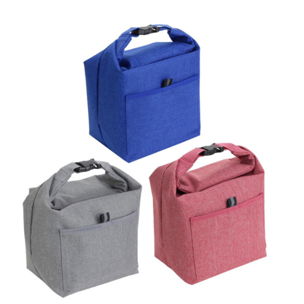 Custom Portable Waterproof Leakproof 300D Insulated Tote Bag Thermal Lunch Cooler Bag for Food Picnic Travel - Image 2