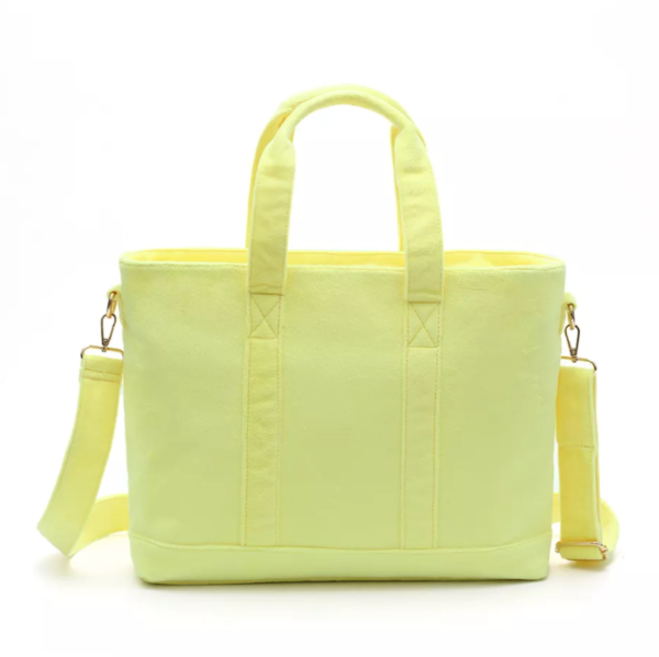 Hot Sale Terry Cloth Tote Bag Fashion Woman  Beach Bag Travel Terry Cloth Shoulder Bag - 画像 2