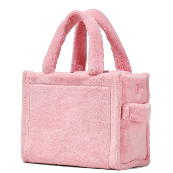 Hot Sale Terry Cloth Tote Bag Fashion Woman  Beach Bag Travel Terry Cloth Shoulder Bag - 画像 4