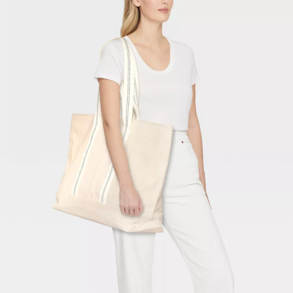 Design Canvas Shopping Tote Bag Outdoor Fitness Beach Bag - 画像 6