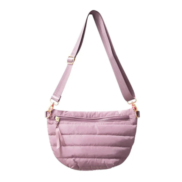 Woman Winter Minimalist Down Puff Small Square Shoulder Bag Solid Color Nylon Women Messenger Bag