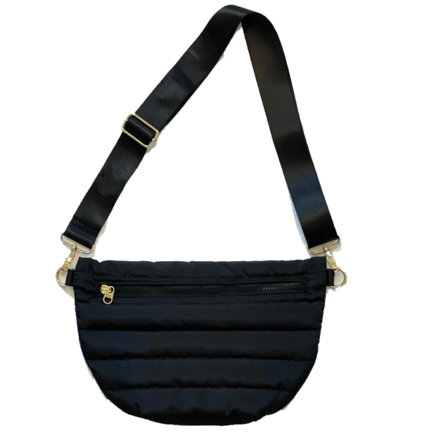Woman Winter Minimalist Down Puff Small Square Shoulder Bag Solid Color Nylon Women Messenger Bag - 画像 5
