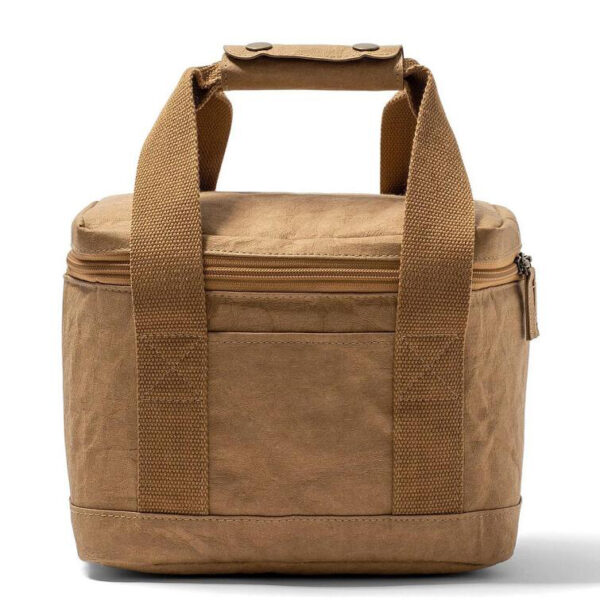 Quality Brown Durable Washable Paper Bag Insulated Lunch Bag