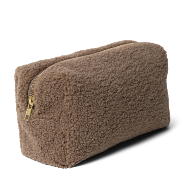High Quality Hot Sale Cute Soft Teddy Cosmetic Bag Sherpa Travel Cosmetic Storage Bag - Bild 6