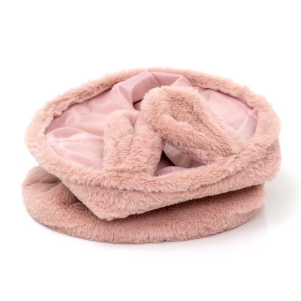 Multi Functional Decorative Teddy Fleece Storage Basket Portable Folding Toy Storage Box - Image 5