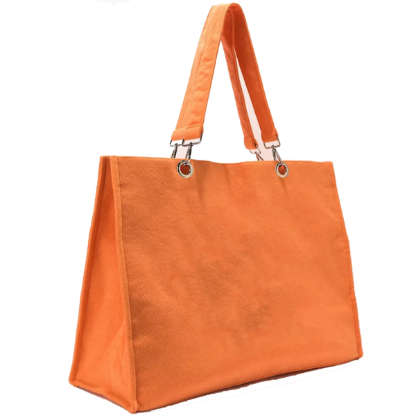 Custom Summer Beach Tote Bag Multi-purpose Terry Cloth Tote Handbag - Bild 2