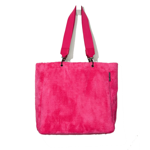 Custom Summer Beach Tote Bag Multi-purpose Terry Cloth Tote Handbag - Bild 5