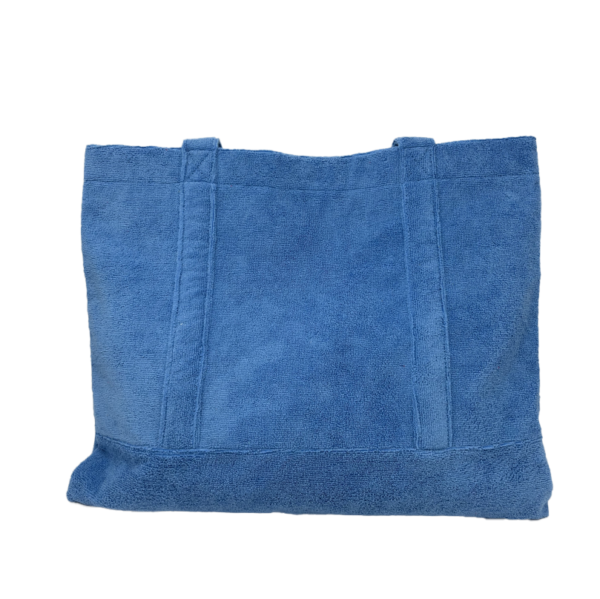 Towelling Handbag Customizable Terry Beach Bag Recycled Terry Cloth Tote Bag - Image 4