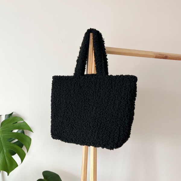 Women Teddy Tote Bag Large Shoulder Bag Top Handle - 画像 5