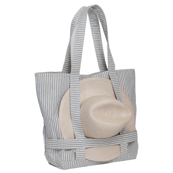 New Arrivals Woman Fashion Outdoor Canvas Hat Carrying Tote Bag Large Tote Beach Travel Carrying Bag - 画像 2