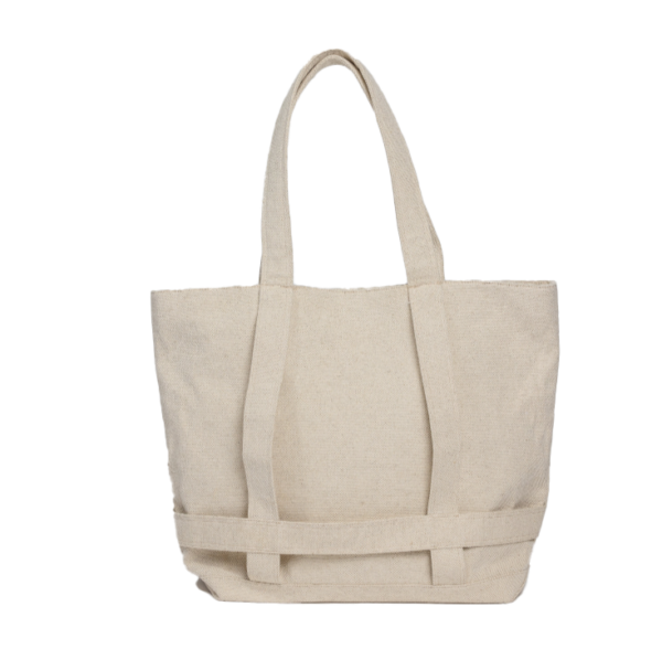 New Arrivals Woman Fashion Outdoor Canvas Hat Carrying Tote Bag Large Tote Beach Travel Carrying Bag - 画像 4