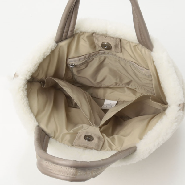 Custom Faux Fur Shoulder Shopping Bag for Women Teddy Tote Bag - 영상 5