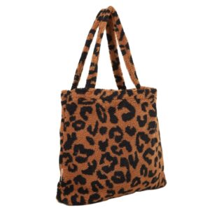 Teddy Sherpa Big Capacity Shopping Tote Bag Trendy Teddy Mummy Tote Bag